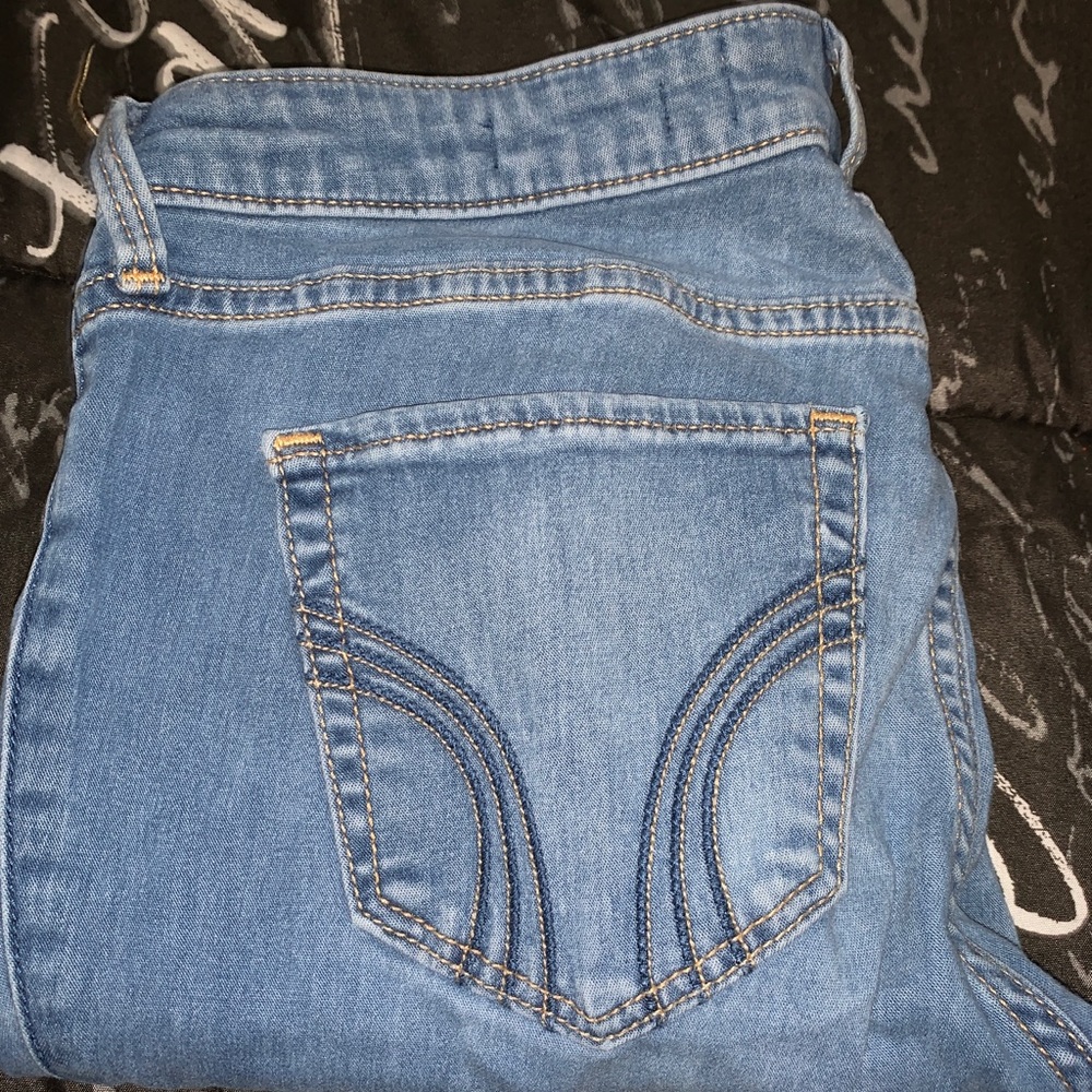 Hollister Low Rise Blue Pants